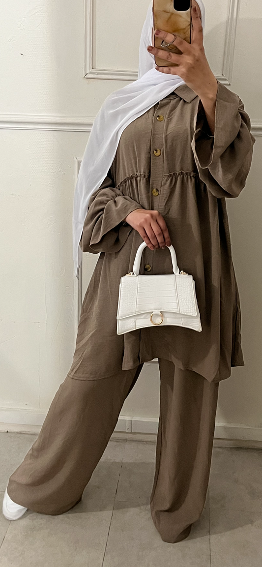 ENSEMBLE FROUEL TAUPE