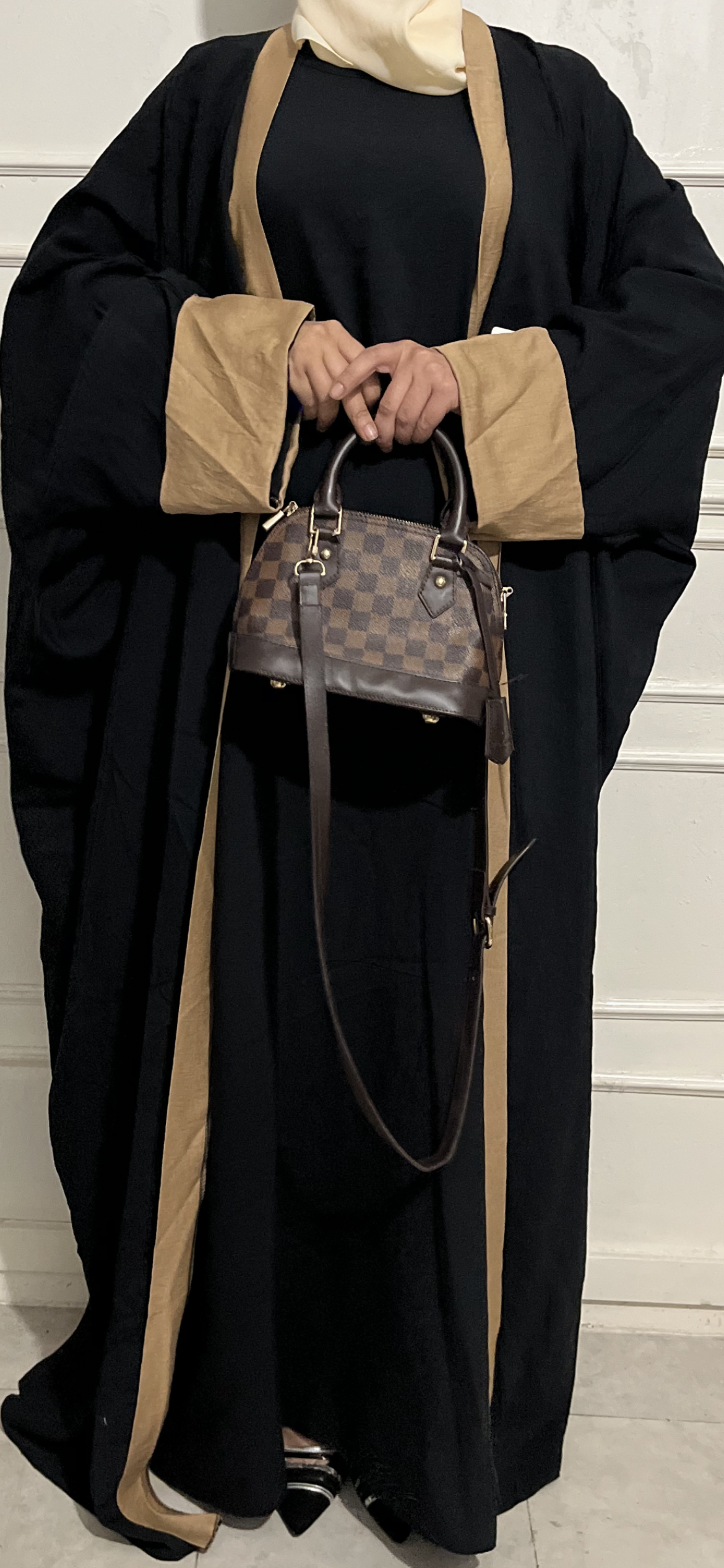 ABAYA JORADANIAN BLACK ( lin)