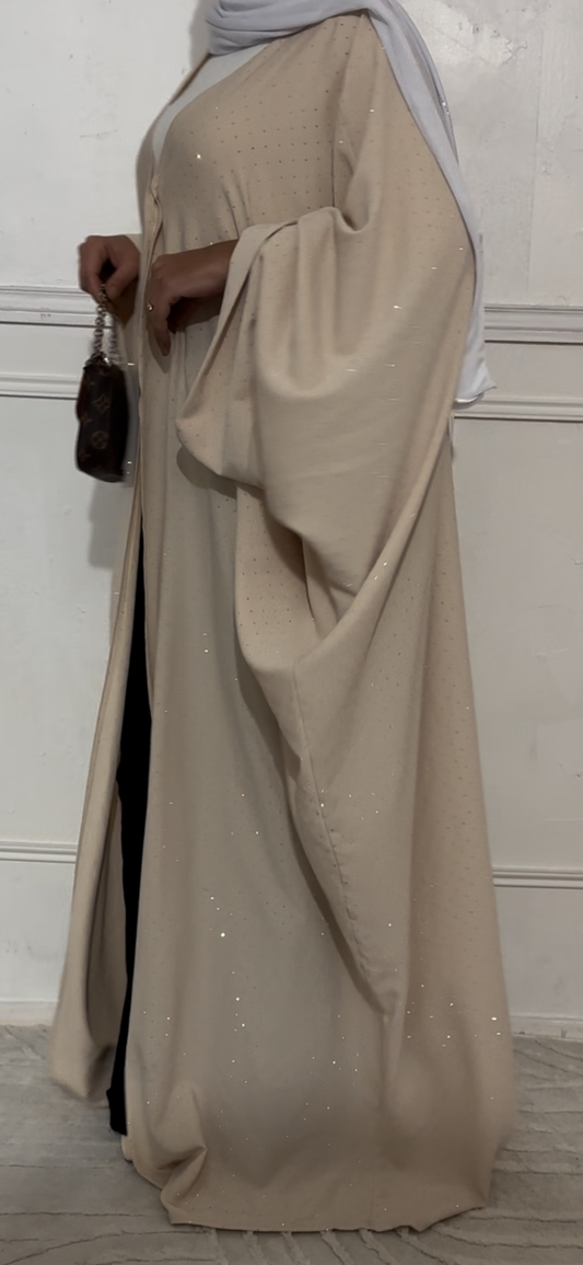 ABAYA DIAM BEIGE