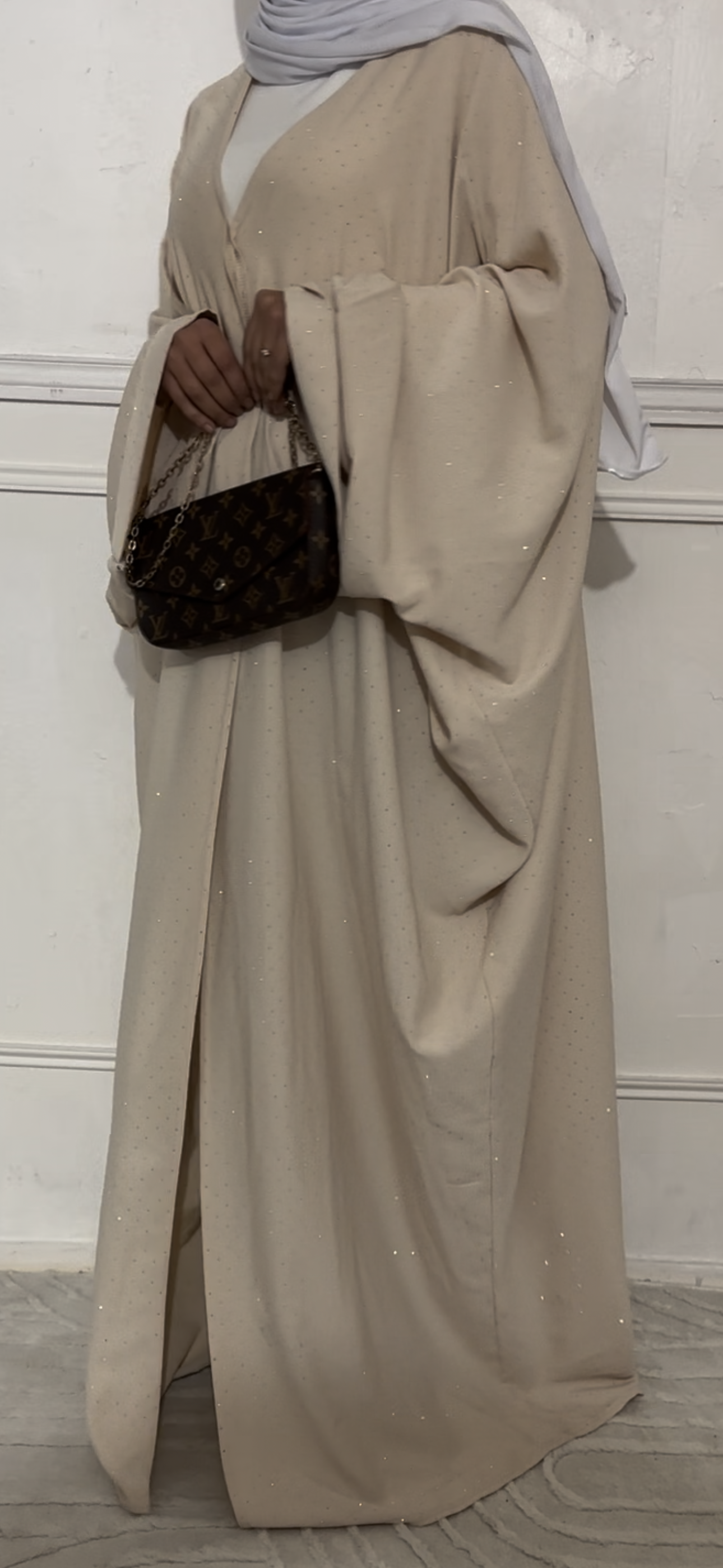 ABAYA DIAM BEIGE