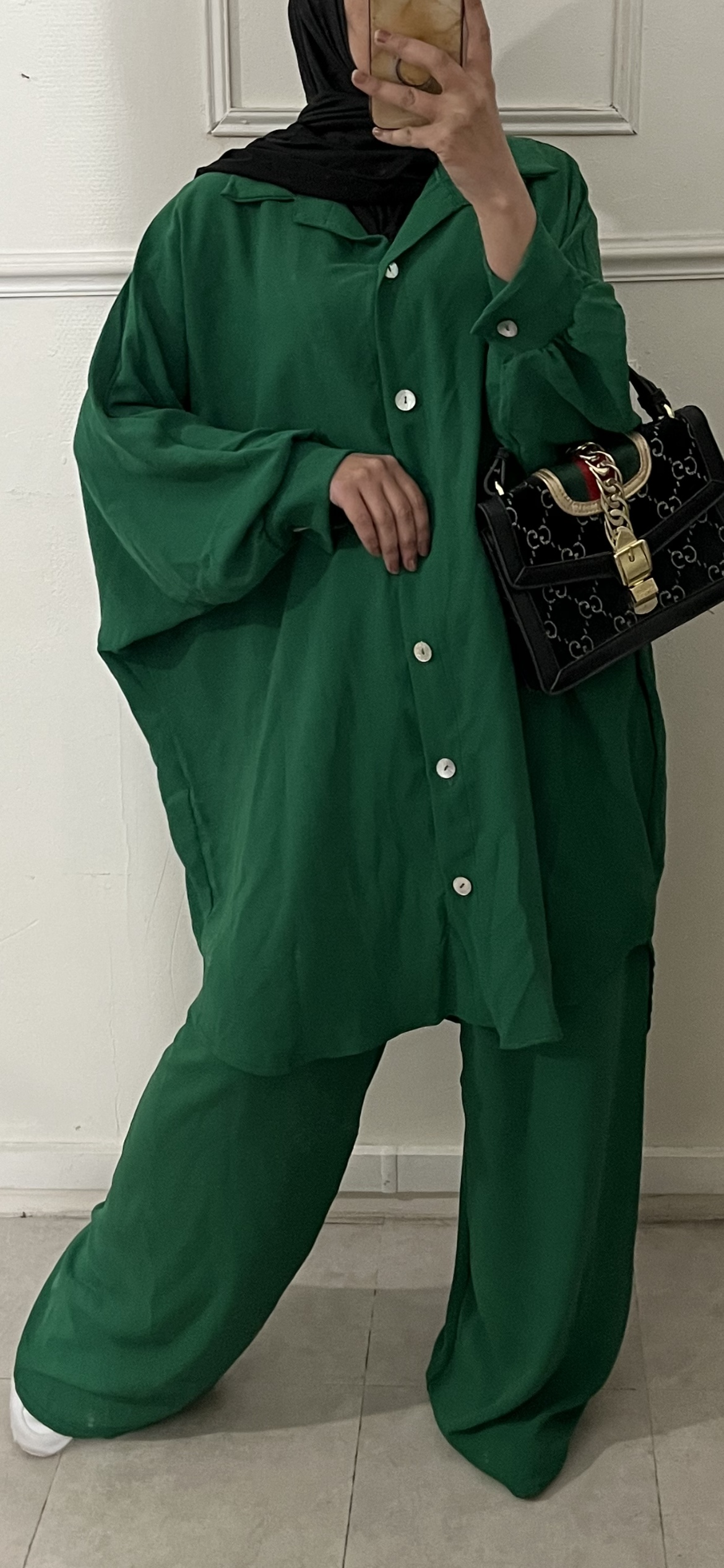 GUCCI GREEN EVY SET