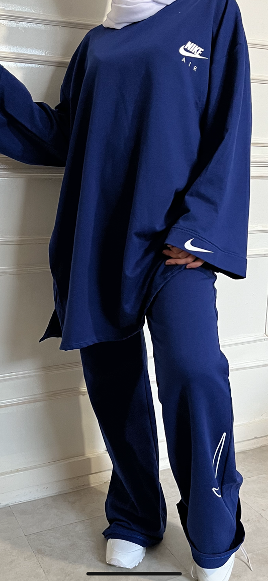 ENSEMBLE OVERSIZED BLEU JEANS