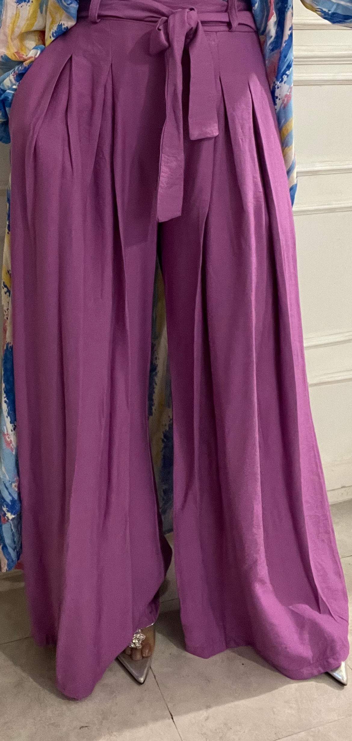 PALAZZO SHUGER LILAC SKIRT