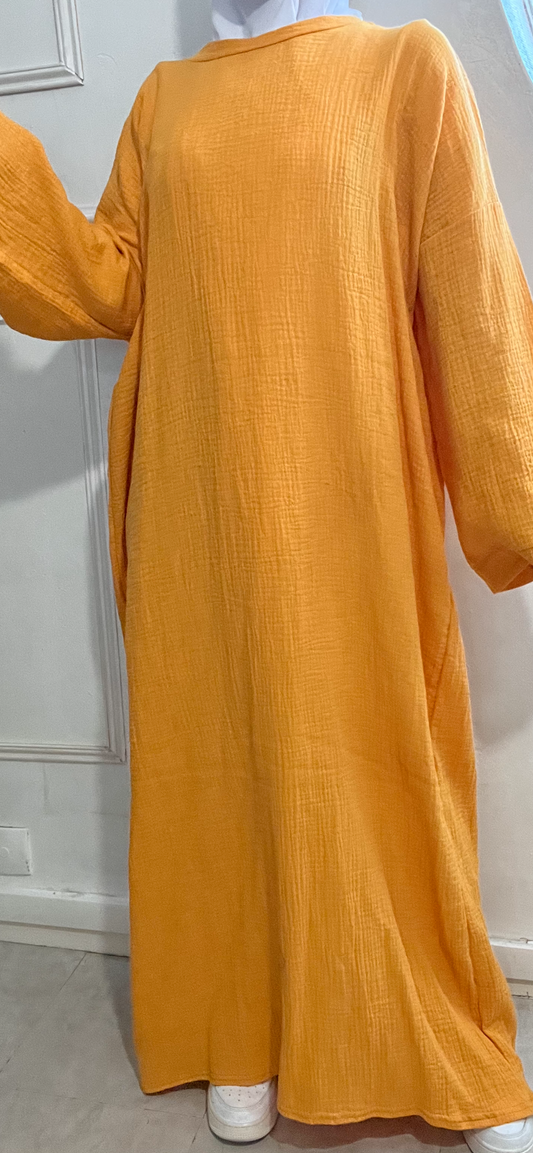 GABY MUSTARD DRESS