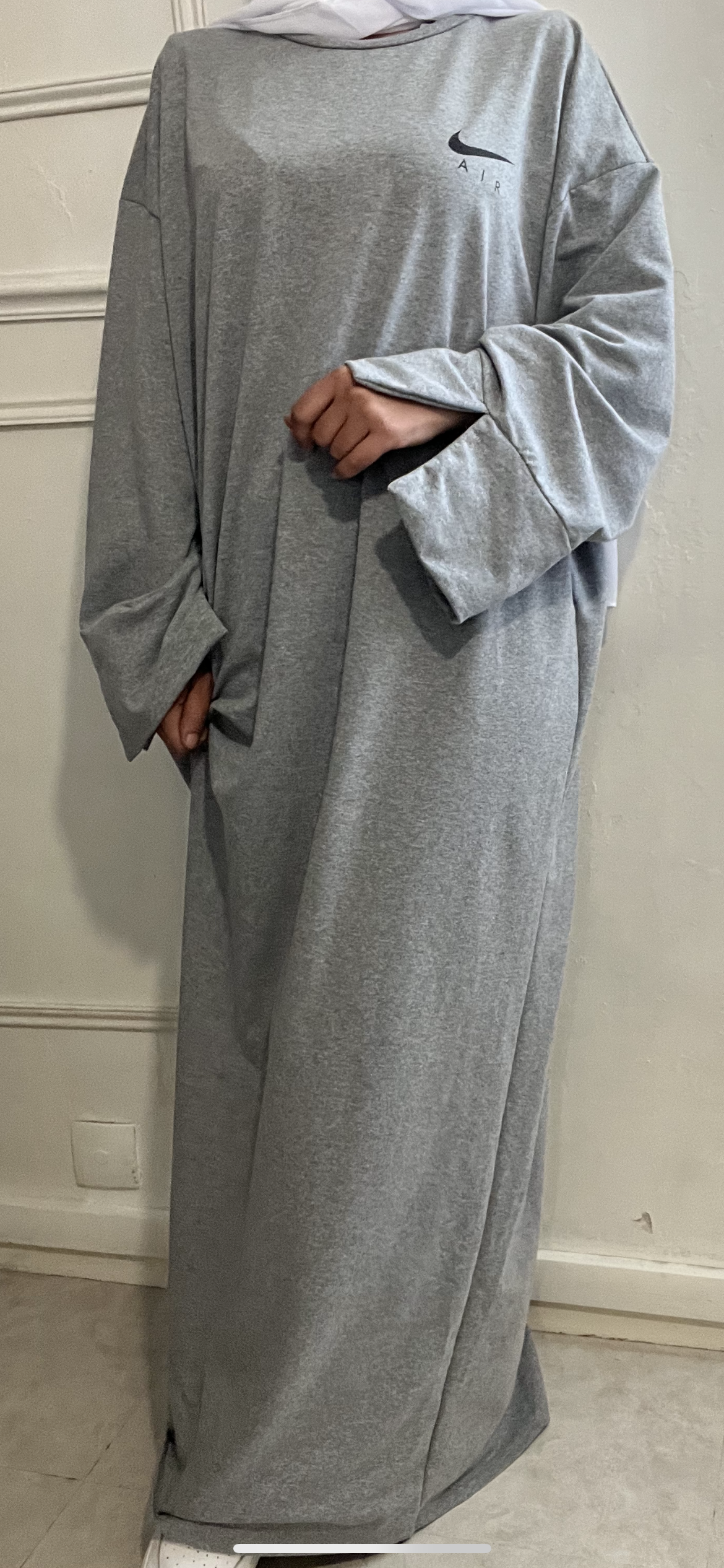 GRAY OVER BYGGY DRESS