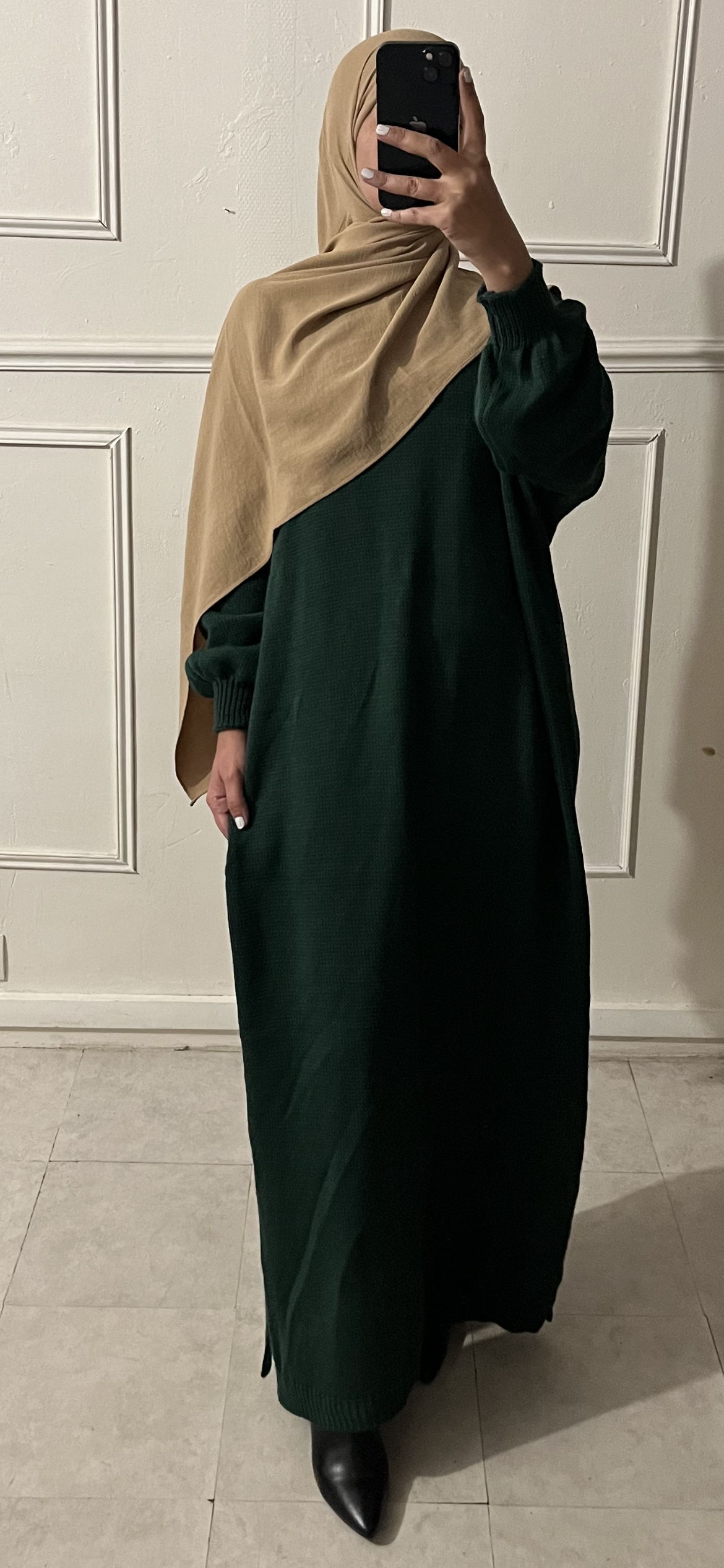 ROBE PULL CERA VERT