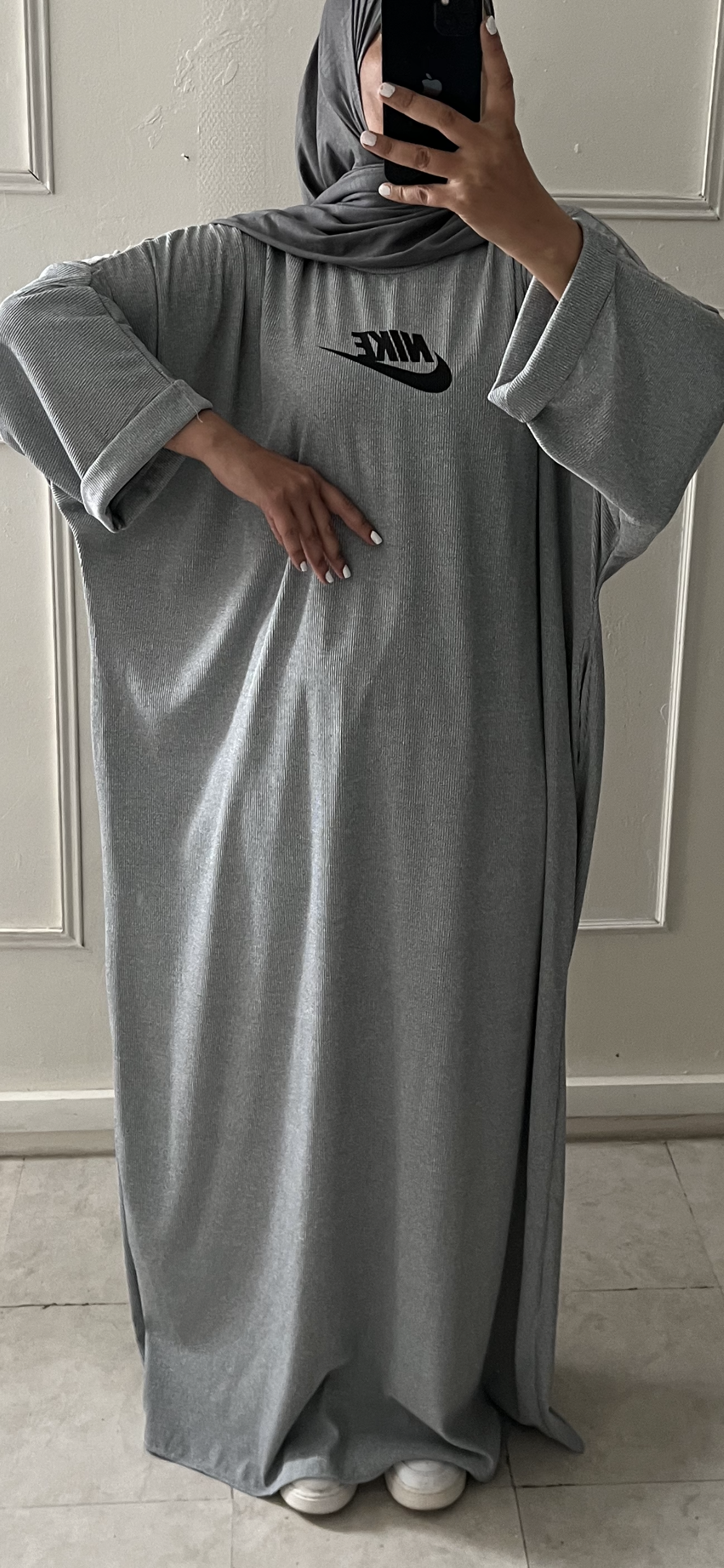 ABAYA LOUA GRAY