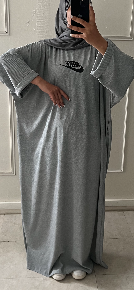 ABAYA LOUA GREY