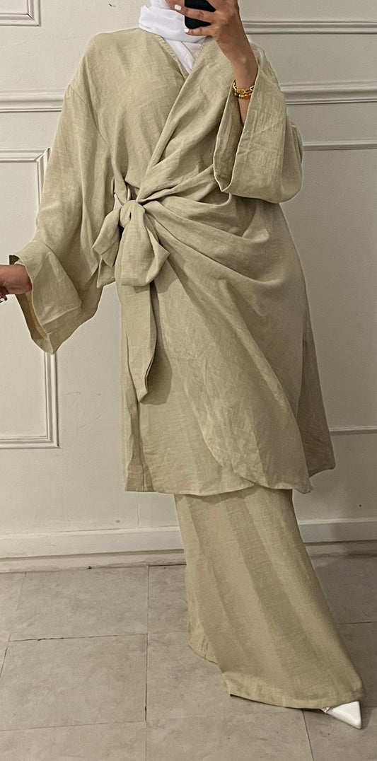 ENSEMBLE JAWAD BEIGE