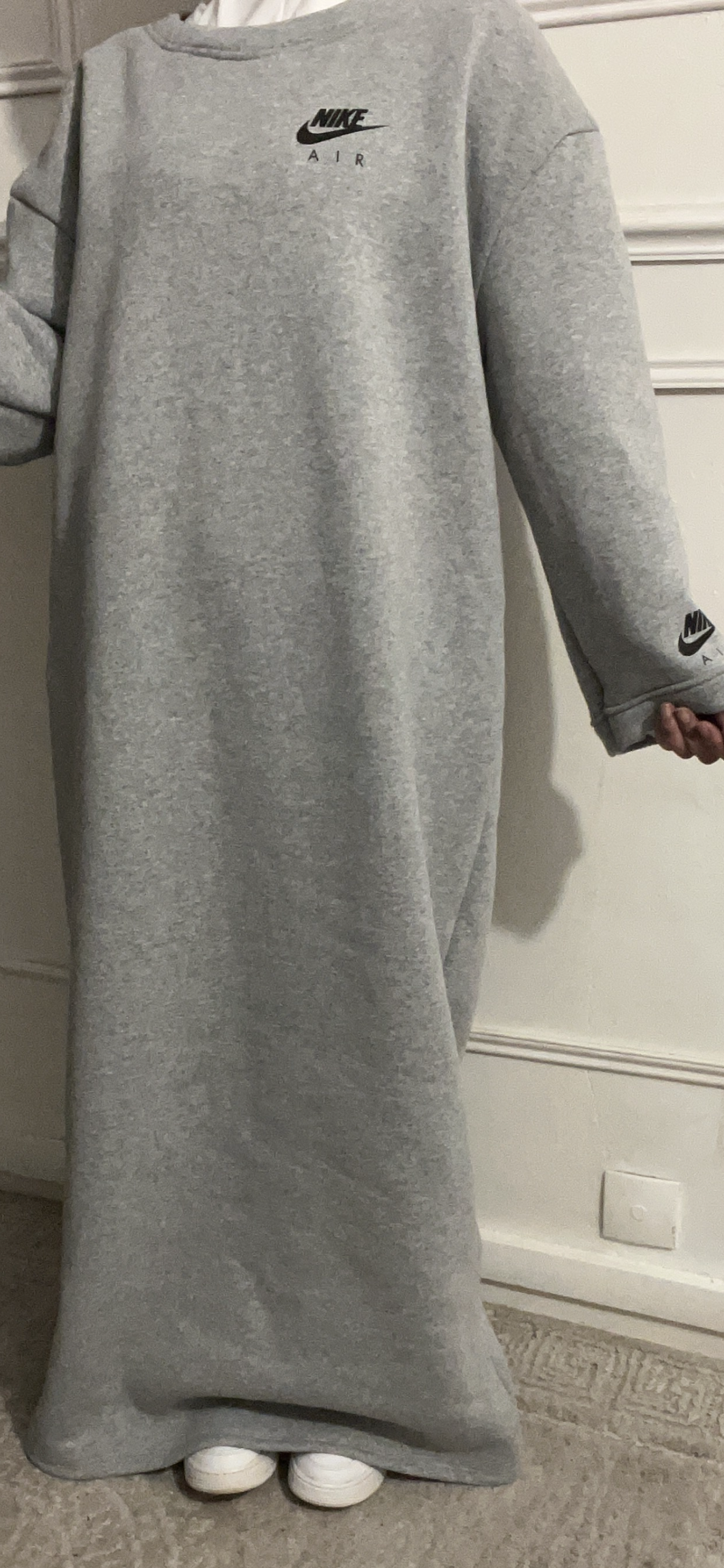 Gray SWEATCHA DRESS