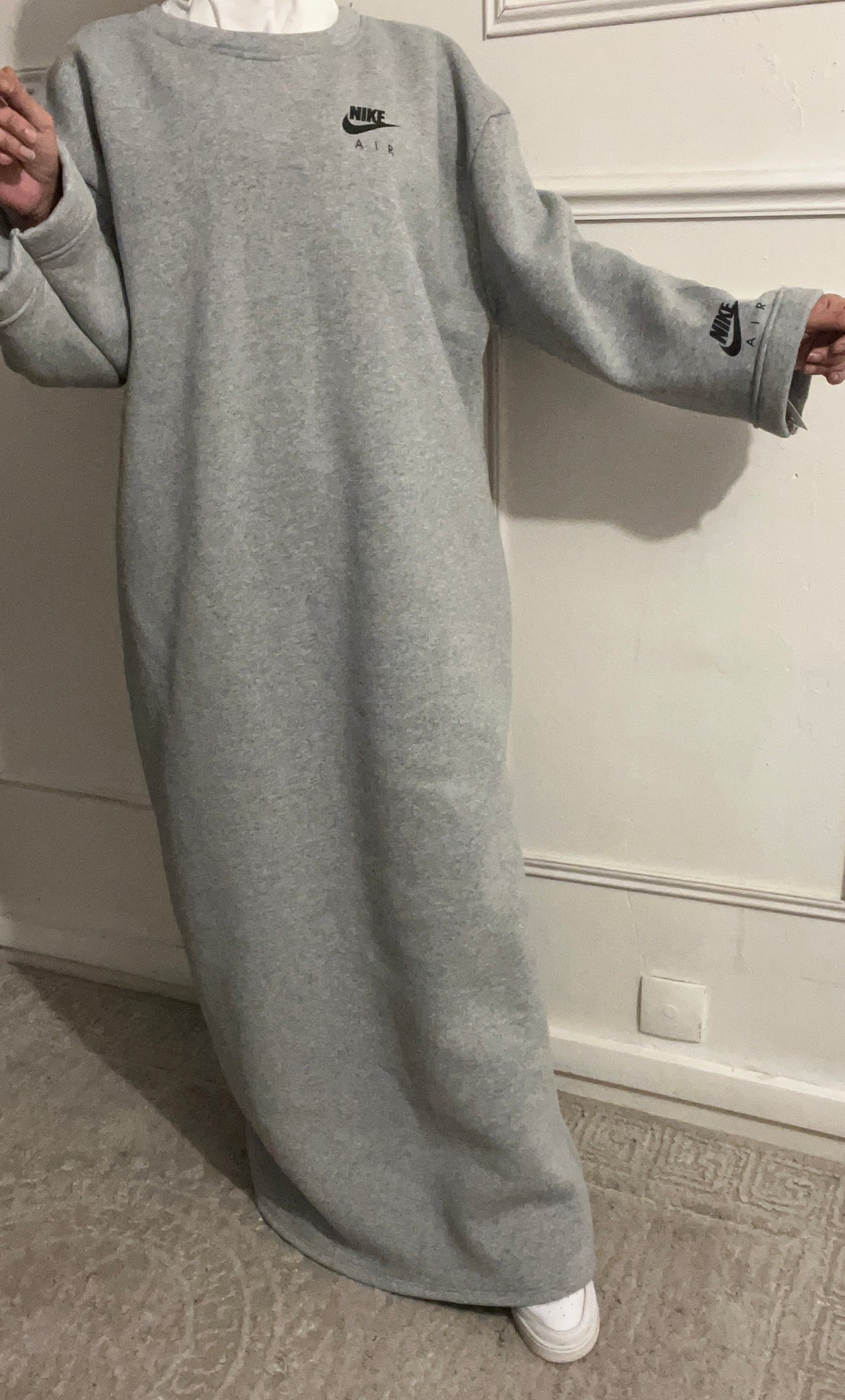 ROBE SWEATCHA gris