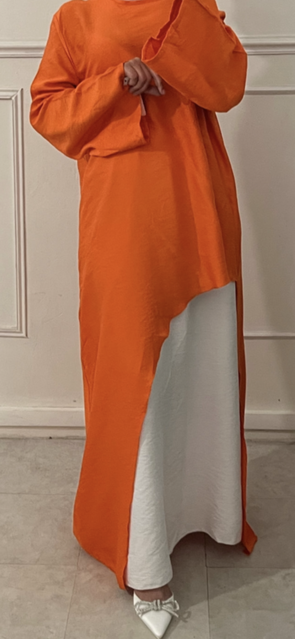 ENSEMBLE PRINSA JUPE ORANGE