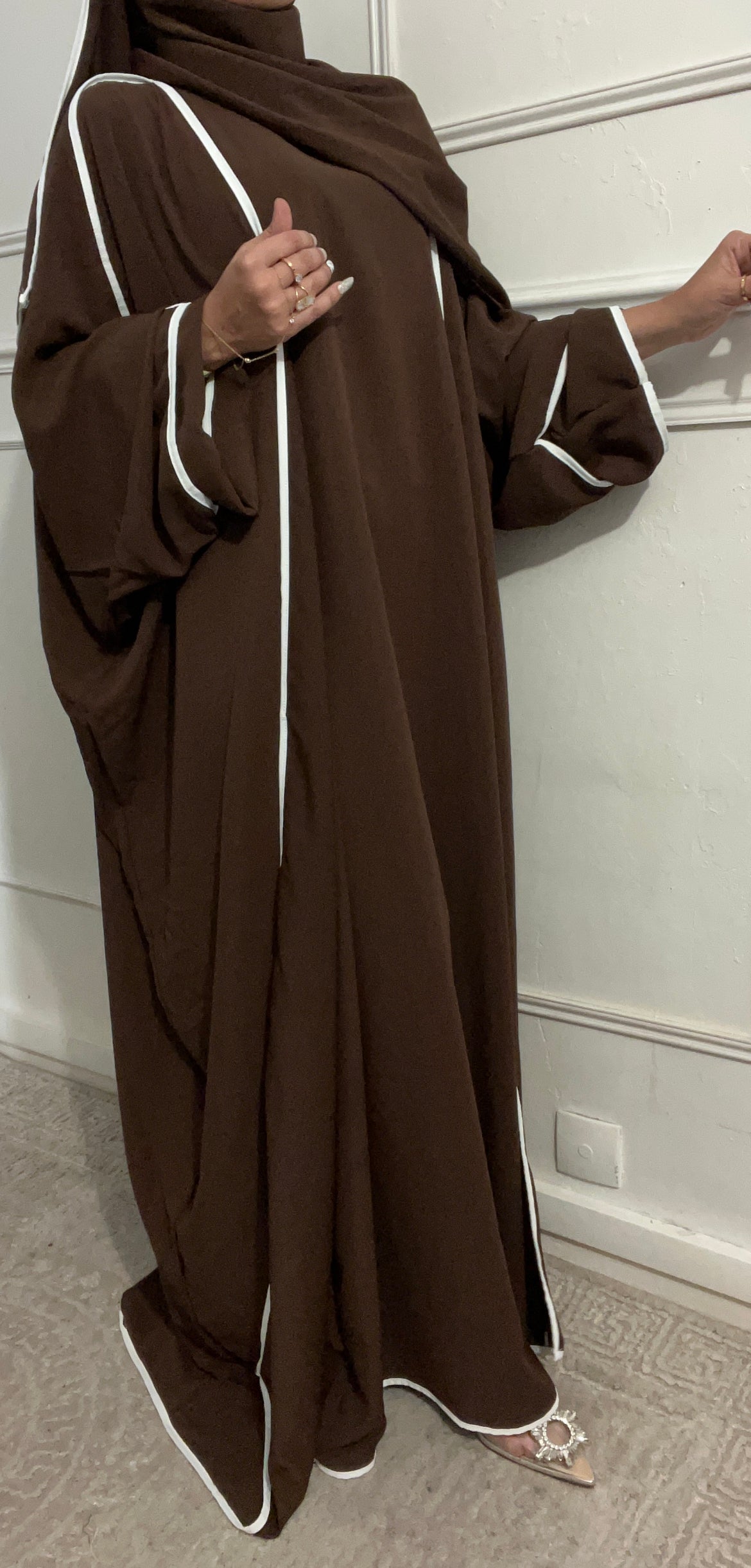 ABAYA EMYRATY CHOCOLAT