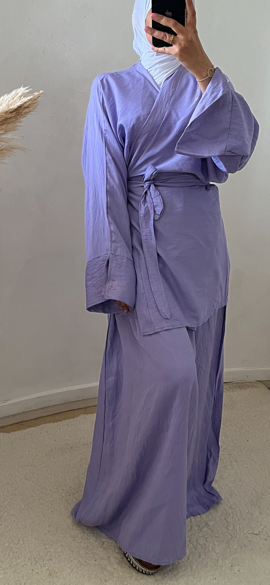 SAHRAOUI SET LILAC SKIRT