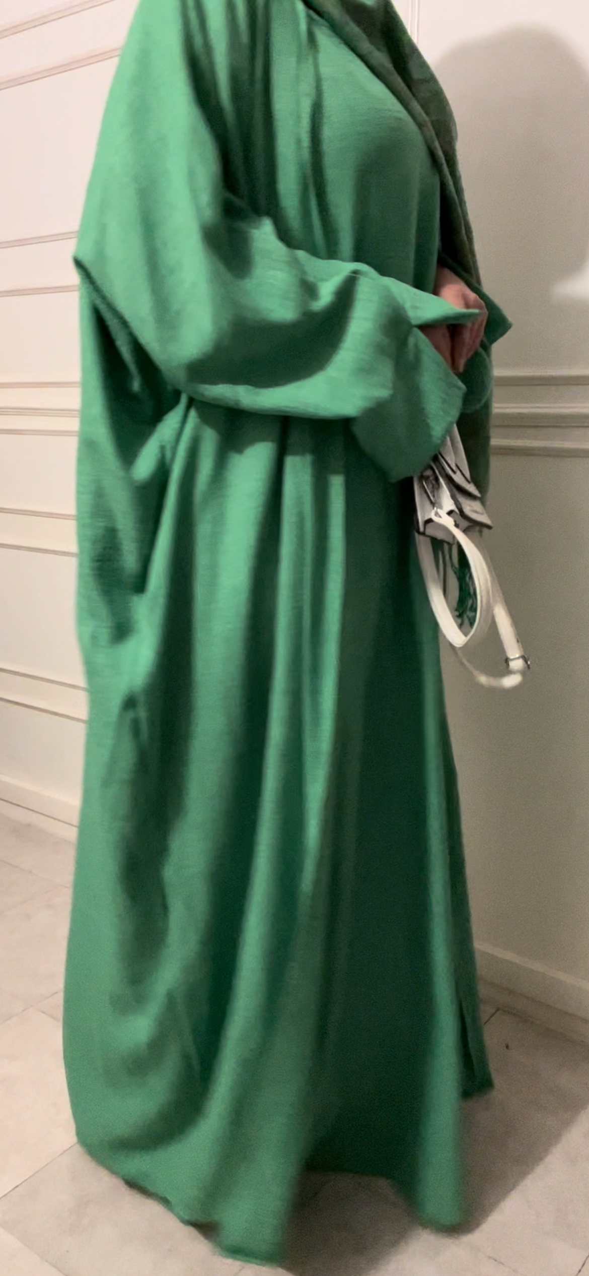 ABAYA YRAN VERT