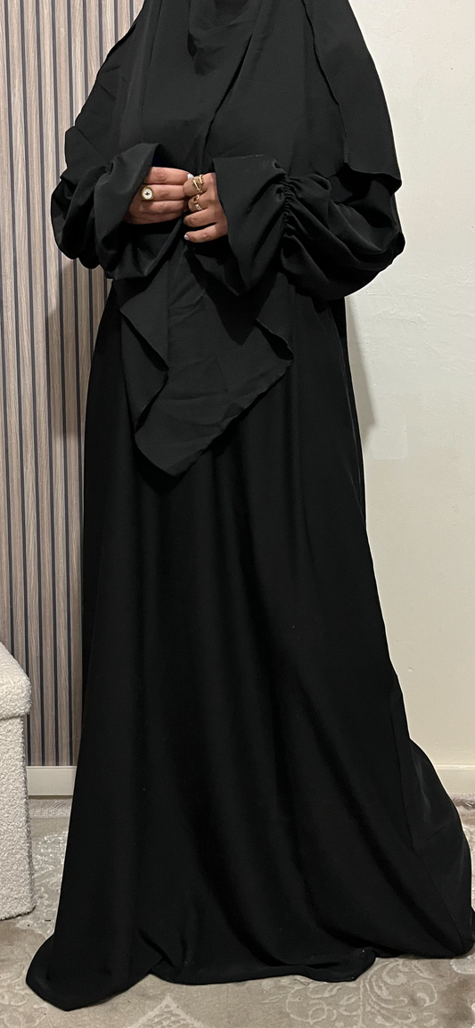 BLACK TULIP ABAYA