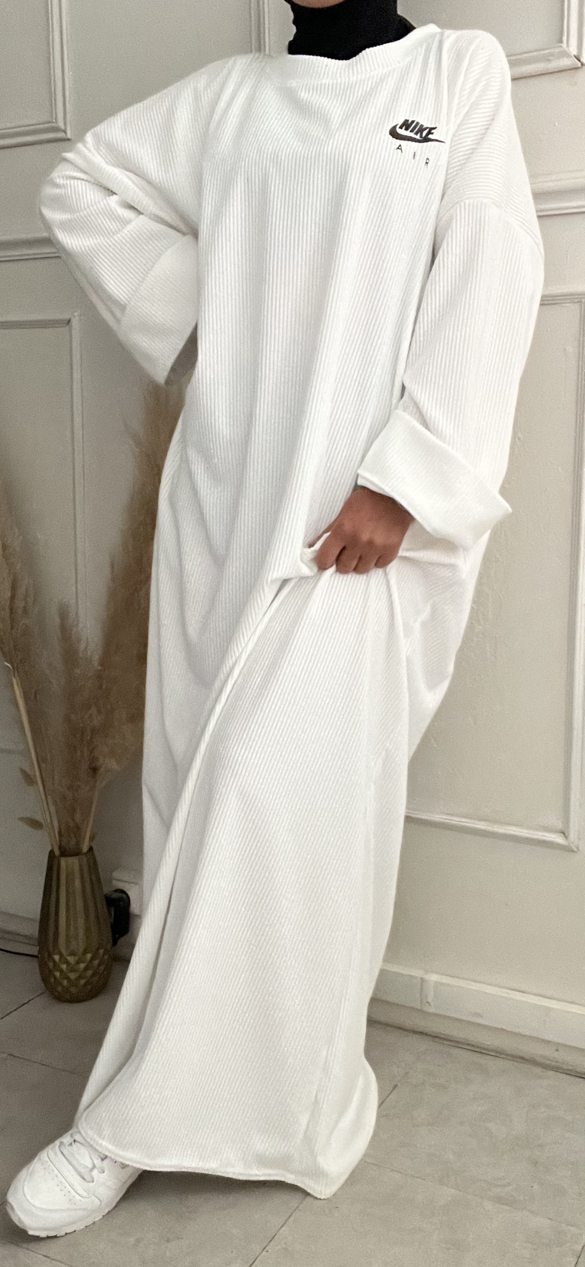 ABAYA VELDA BLANC