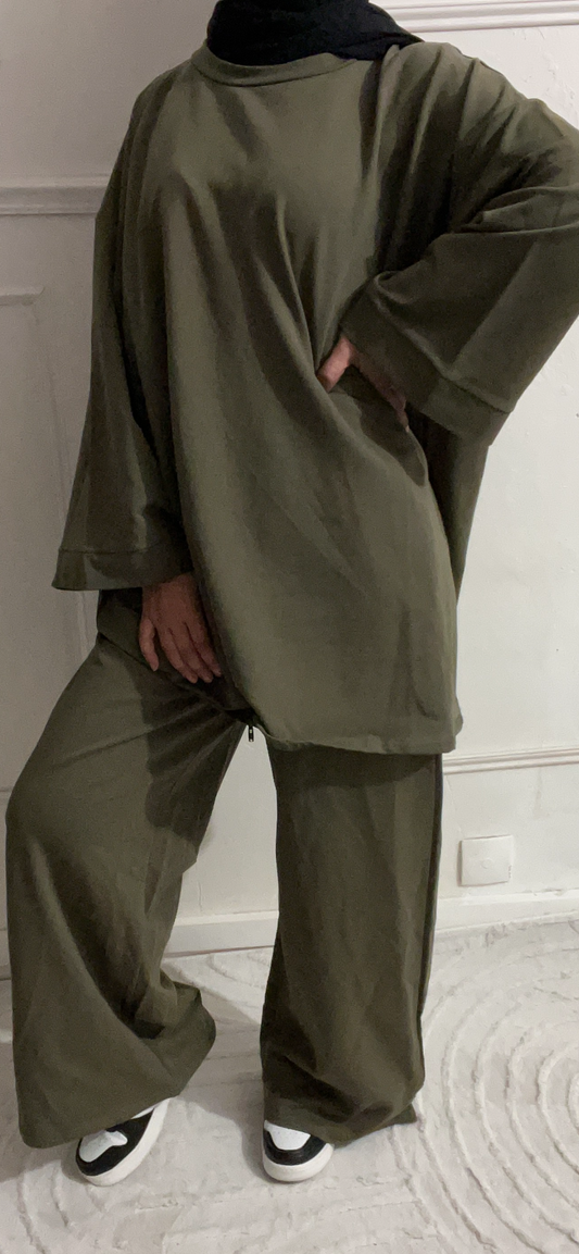 KHAKI SPORTS SET