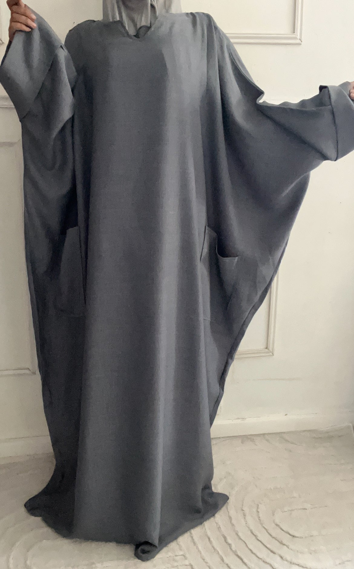 ABAYA GREY LINEN