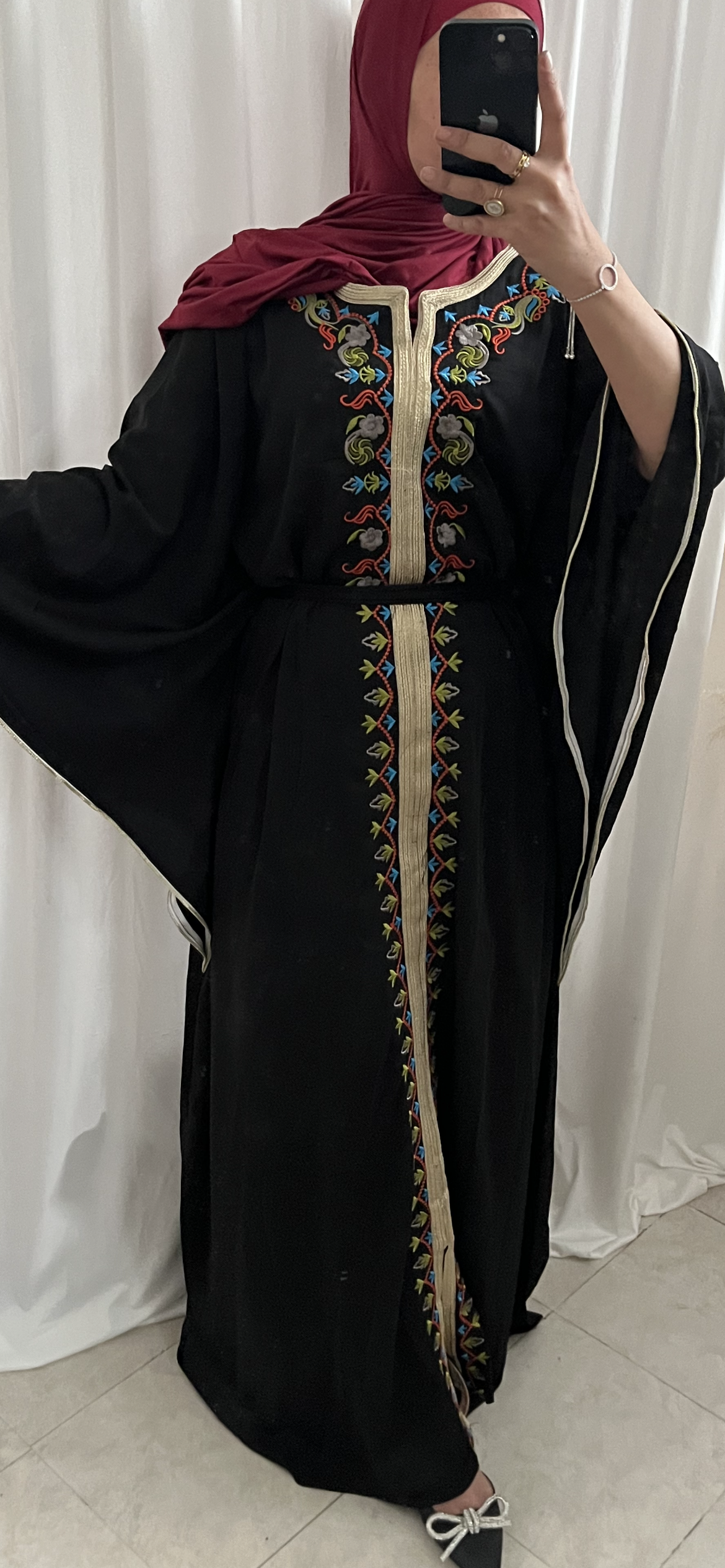 ABAYA ORIENT BLACK