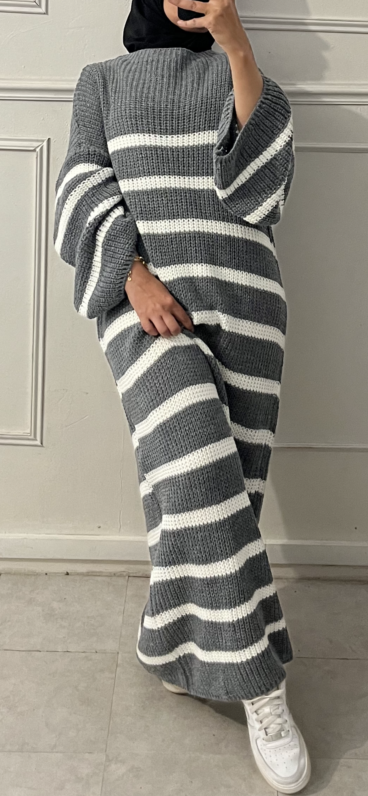 ROBE PULL BUFFEN GRIS