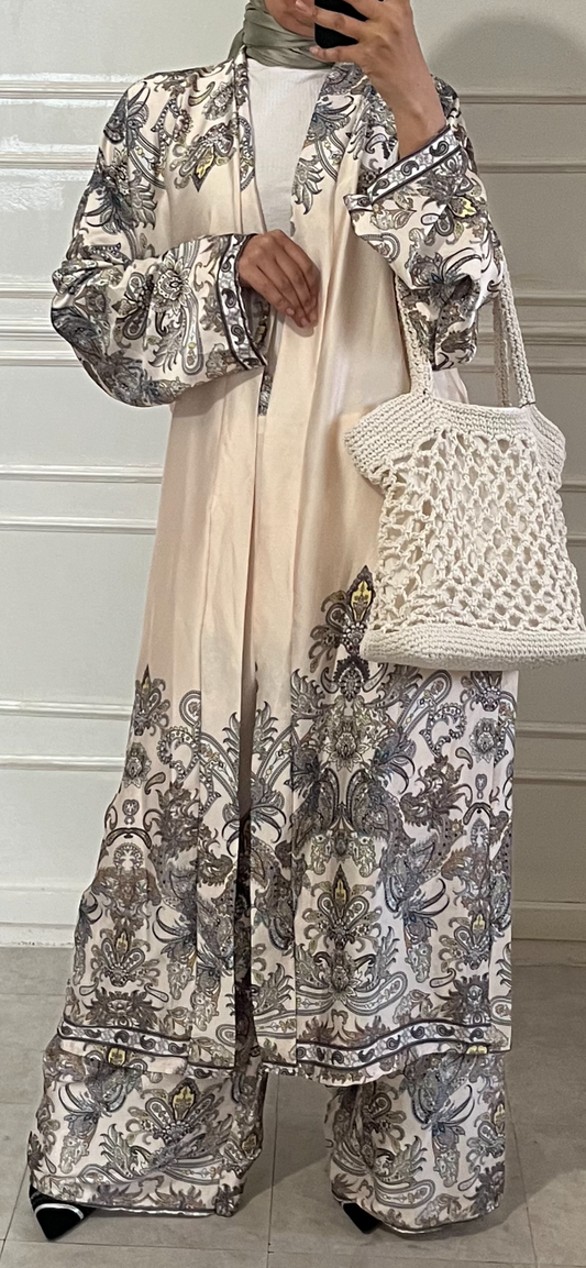 ENSEMBLE KIMONO beige