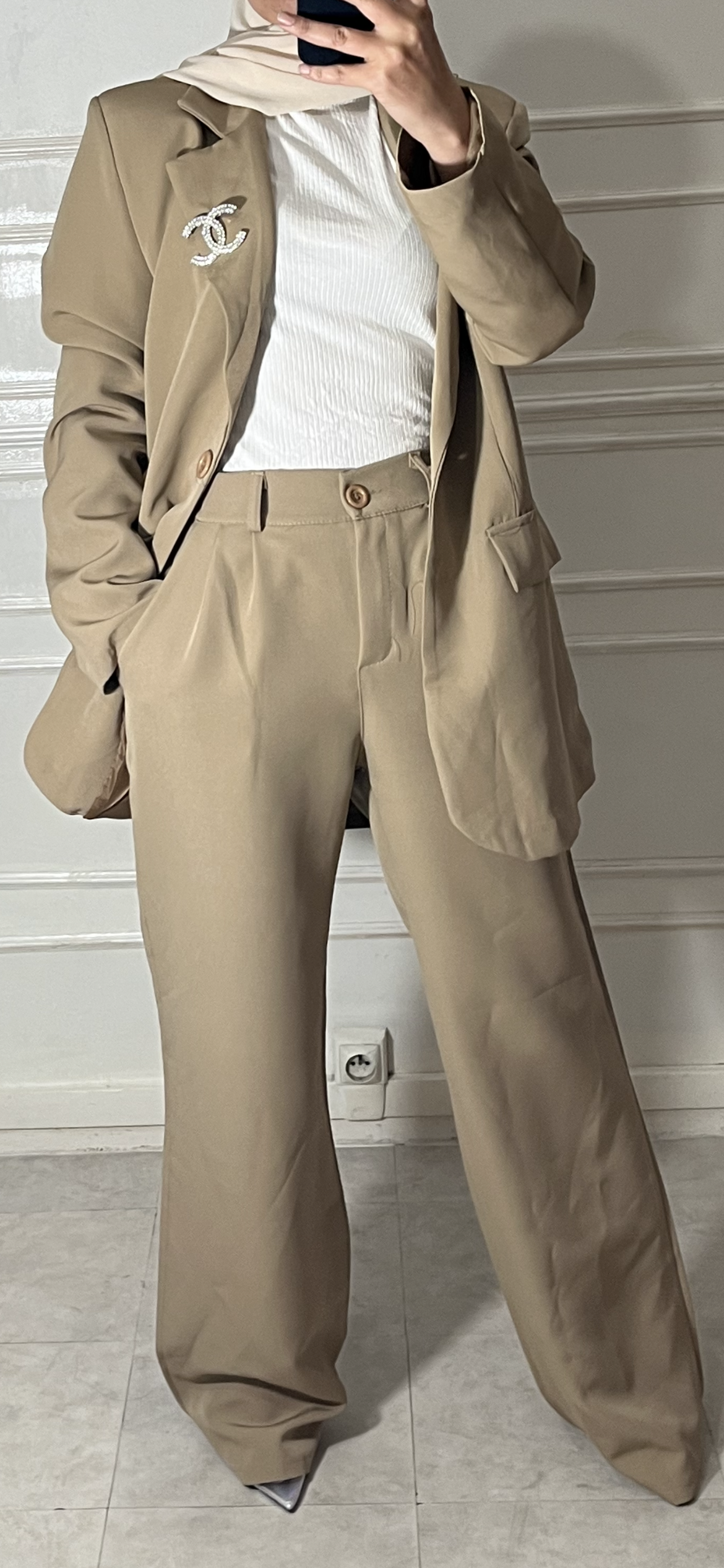 TAUPE DYNASTY SUIT