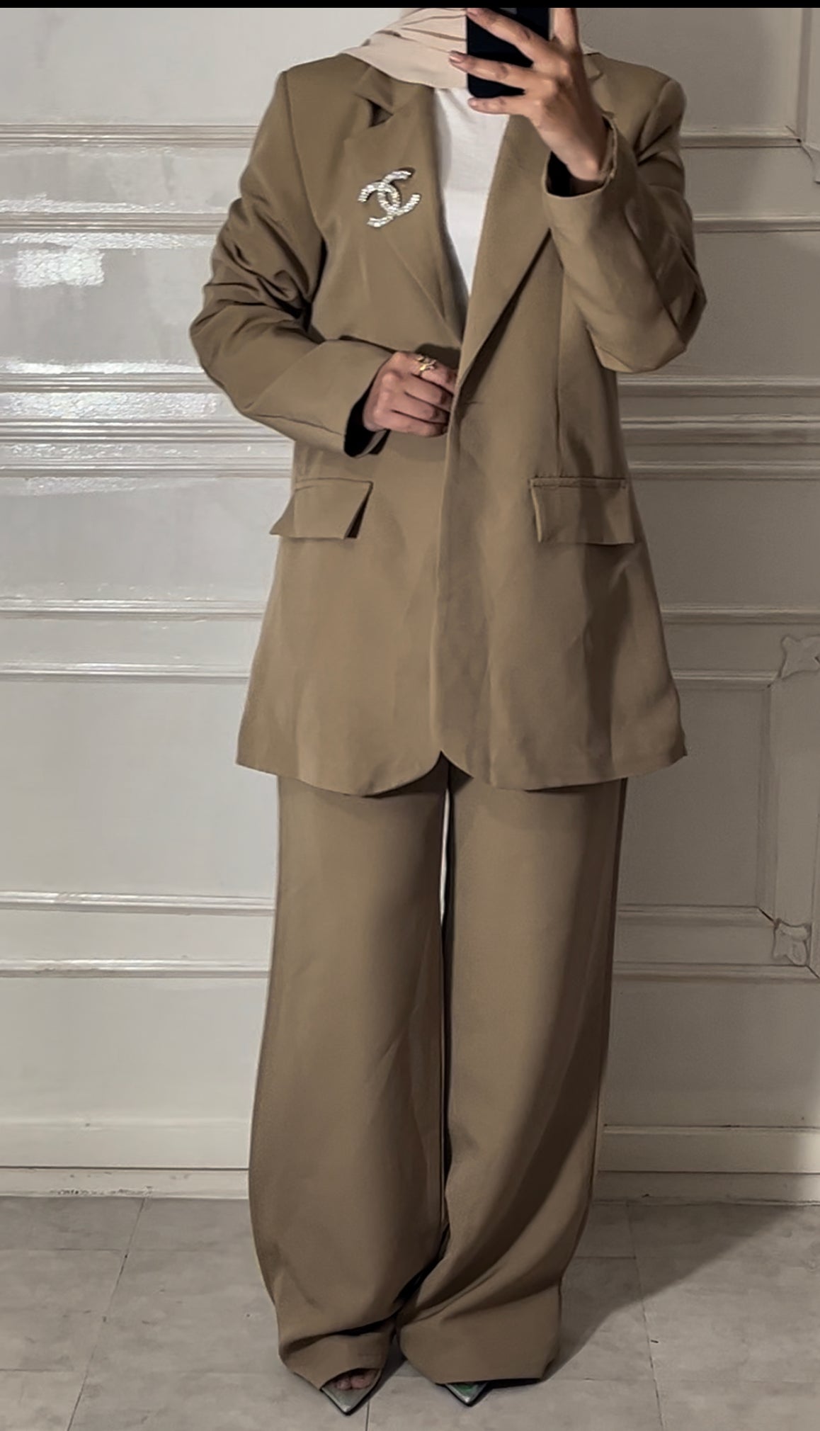 TAUPE DYNASTY SUIT