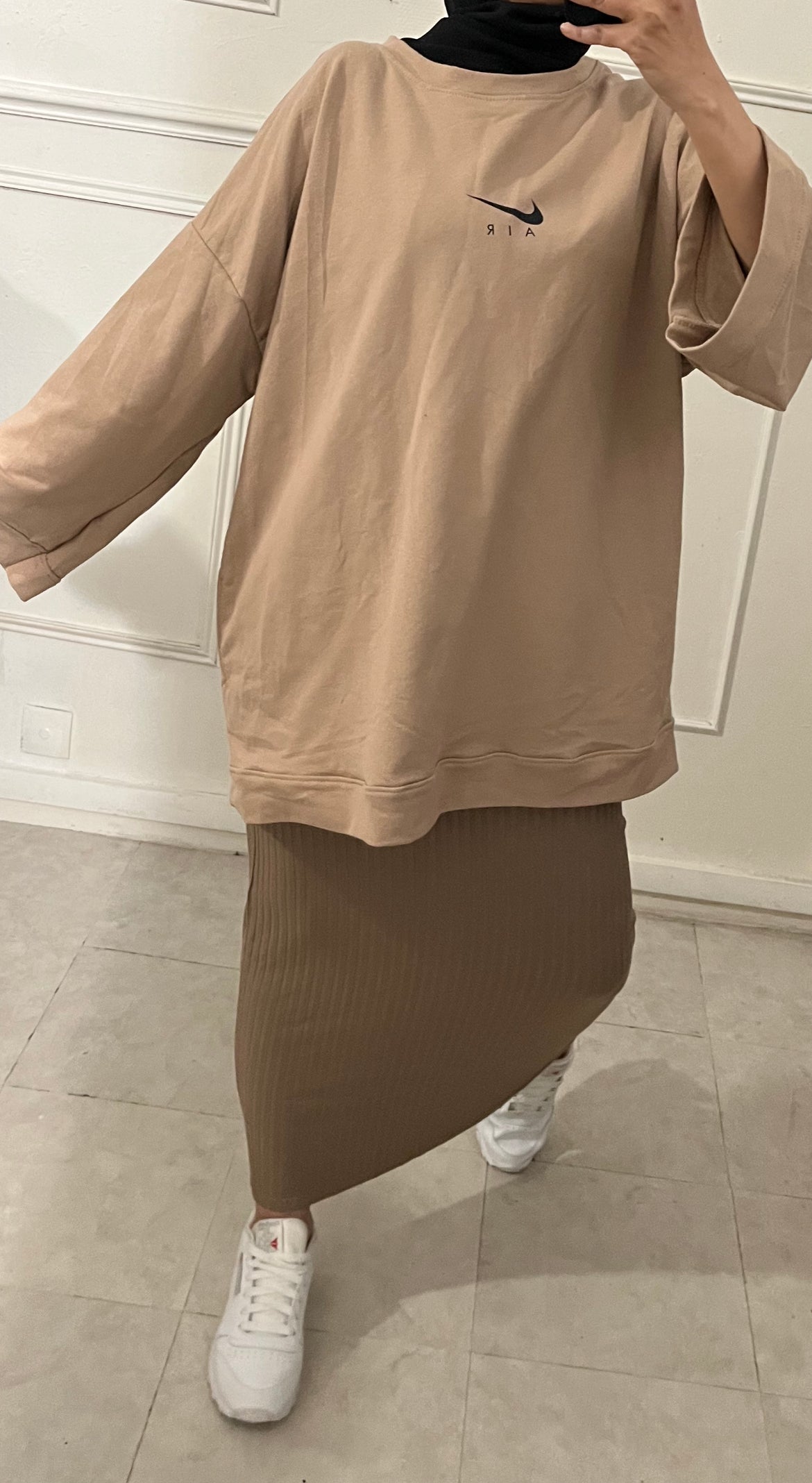 TSHIRT OVERSIZE taupe