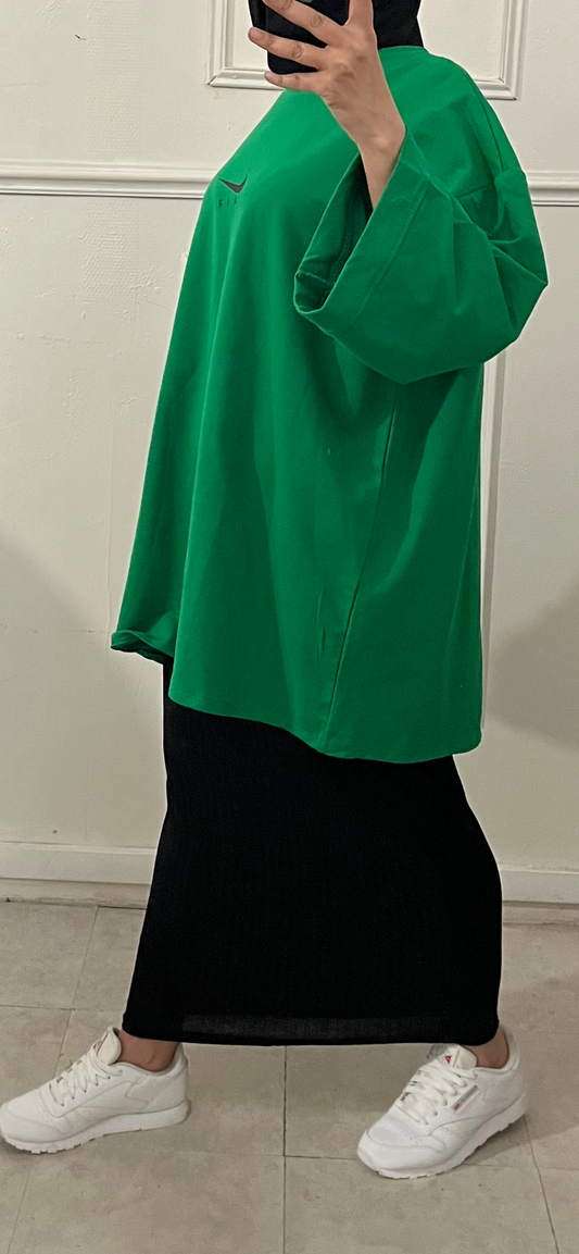 OVERSIZED GREEN TSHIRT