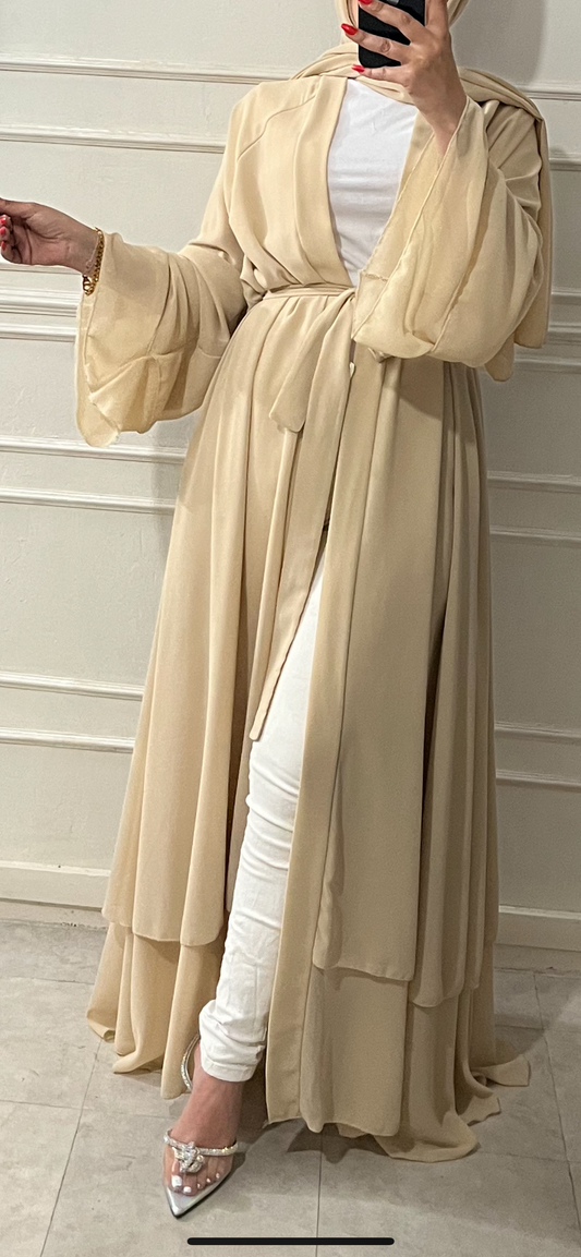 ABAYA NEYLY  BEIGE