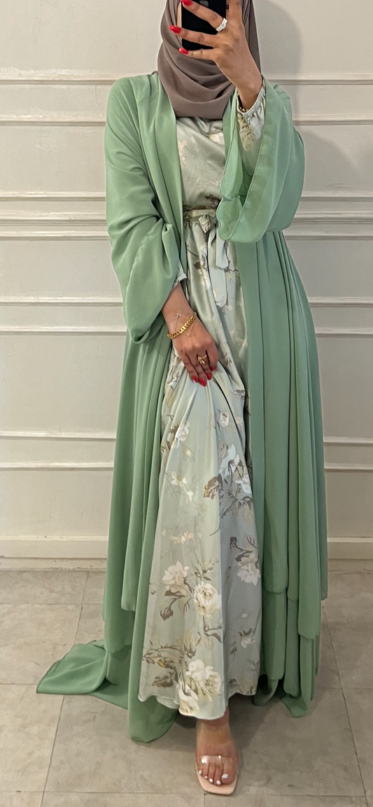 ABAYA NAYLY WATER GREEN