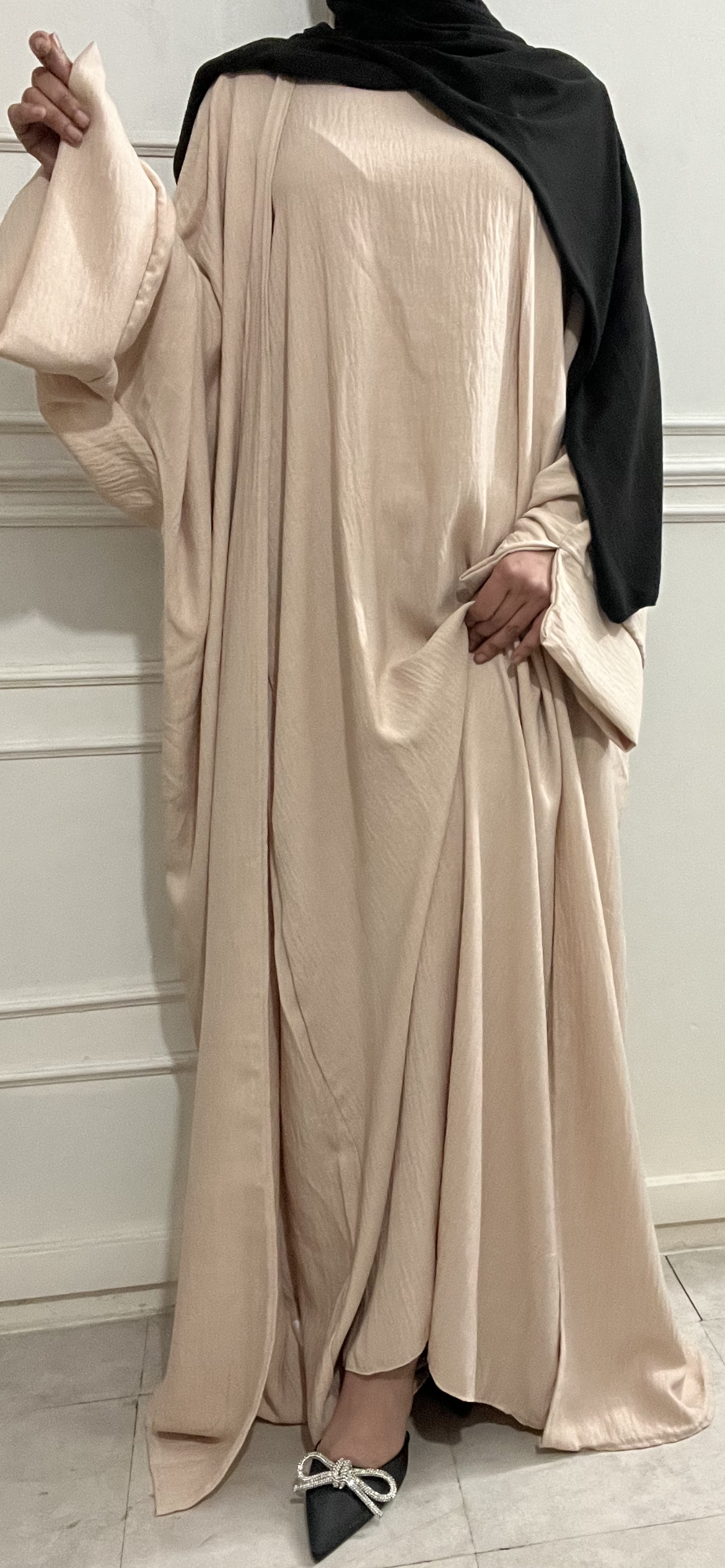 ABAYA KIMONO YRAN BEIGE