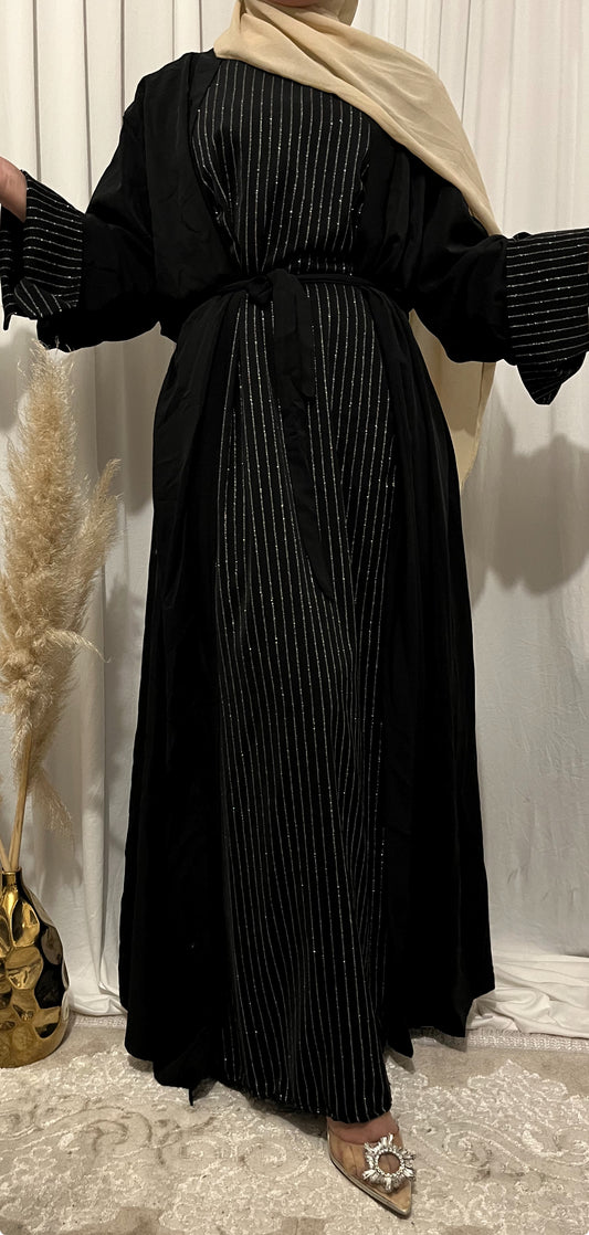 ABAYA BLING BLACK