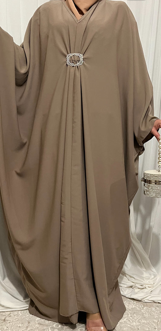 ABAYA FARACHA TAUPE