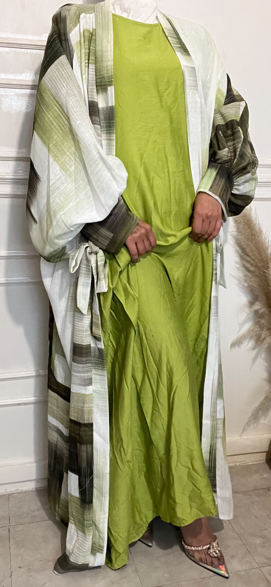 ABAYA KHALIJ GREEN