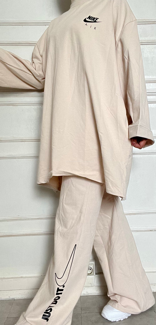 OVERSIZED BEIGE SET