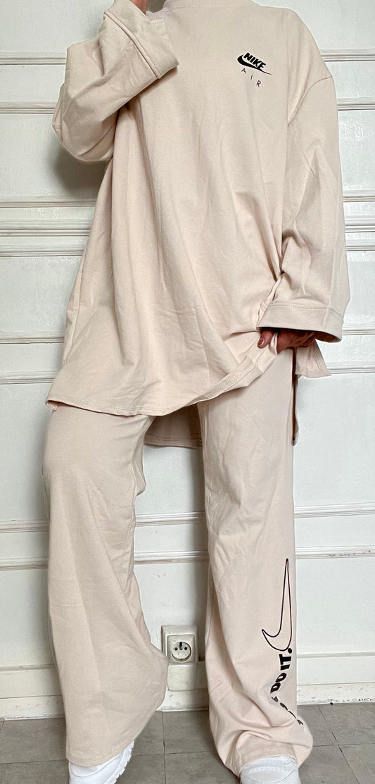 OVERSIZED BEIGE SET