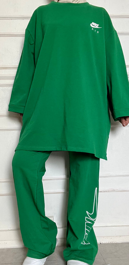 GREEN OVERSIZED SET