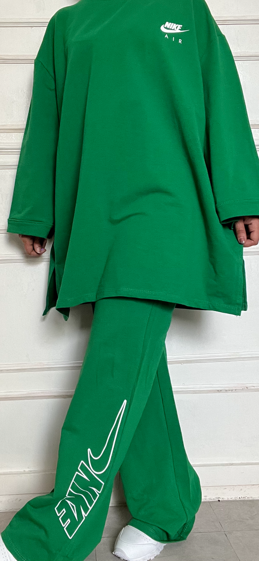 GREEN OVERSIZED SET