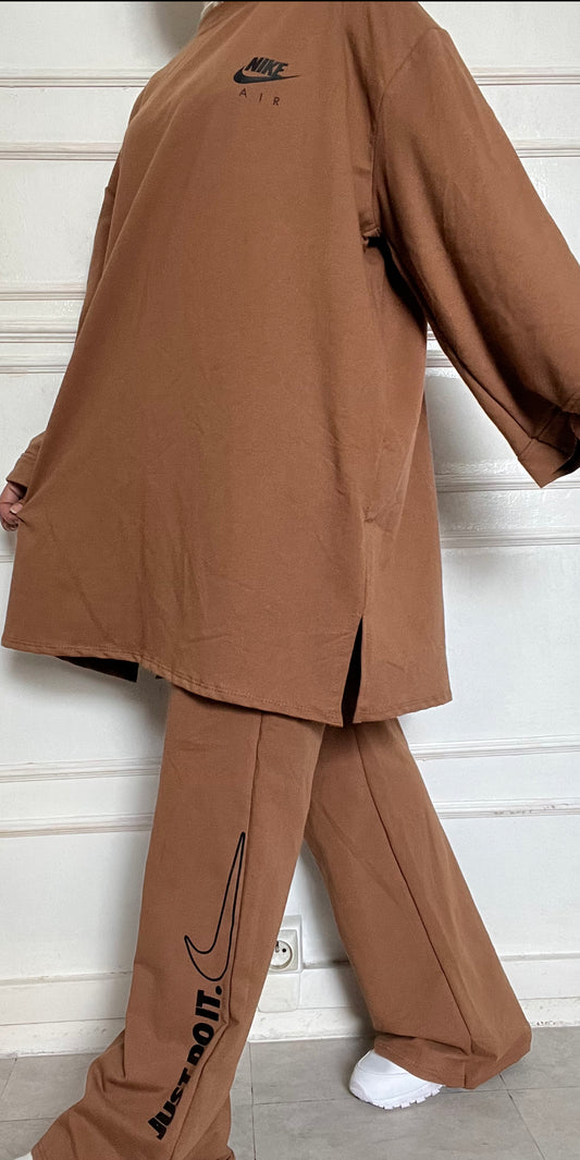 ENSEMBLE OVERSIZED choco