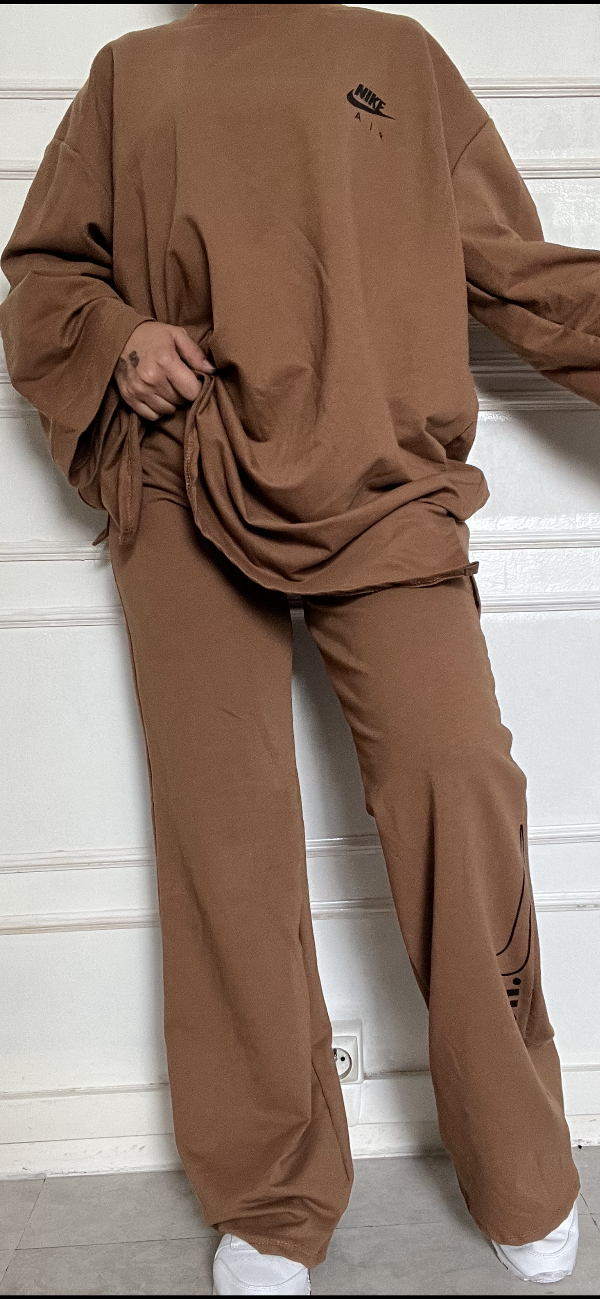 ENSEMBLE OVERSIZED choco