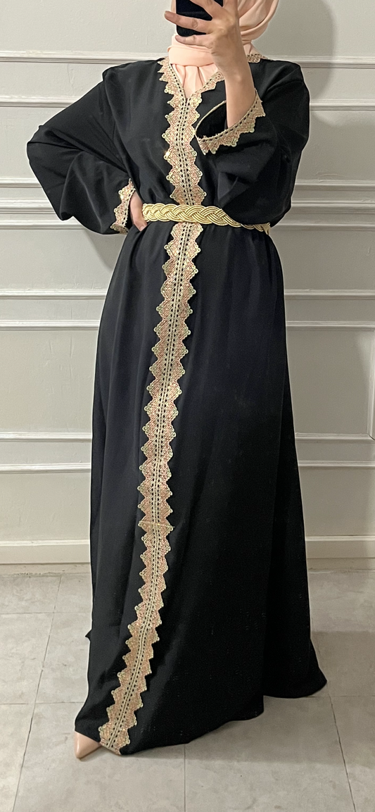 ORIENTAL BLACK CAFTAN