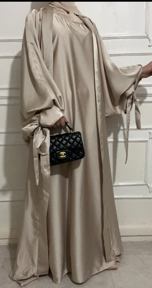 ABAYA MUSCARY BEIGE