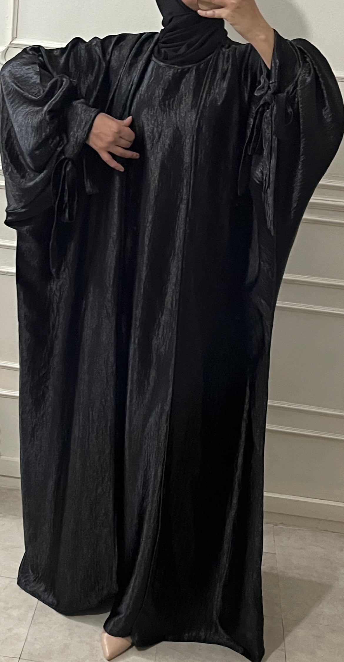 ABAYA 3 pieces CRISTAL NOIR