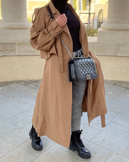 oversized trench coat