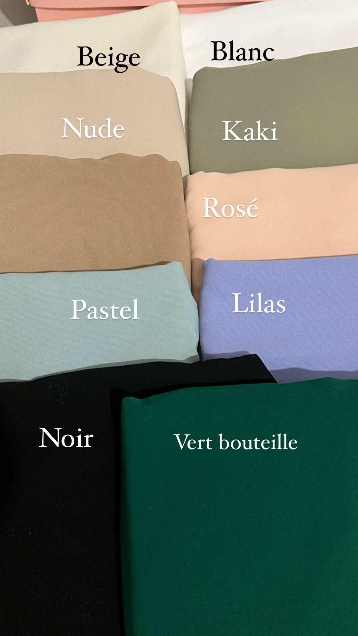 HIJAB  bonnet TURKEY couleurs