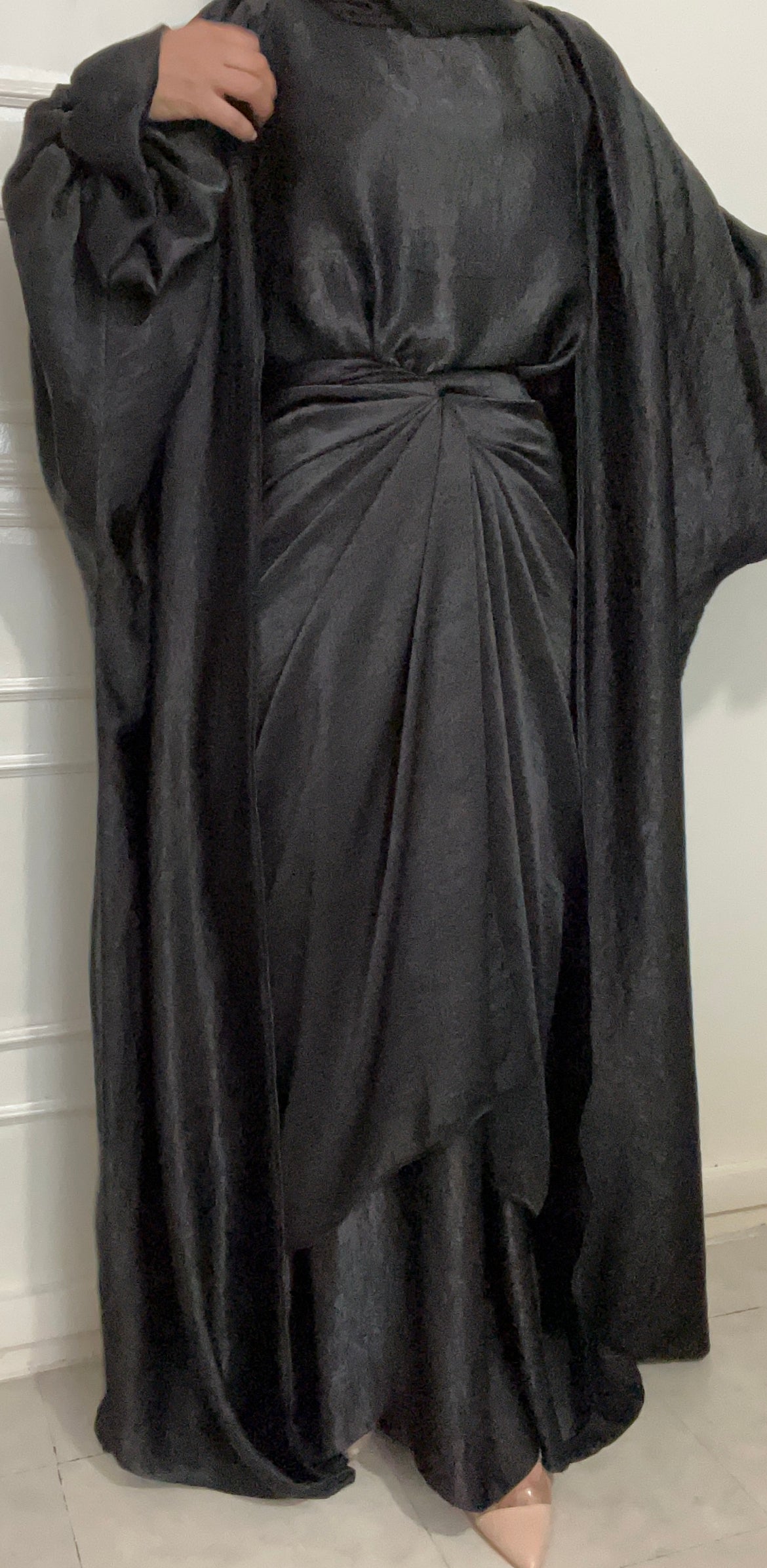 ABAYA JIWAD 3 piece black