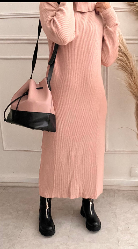 SHERINE SWEATER DRESS pink