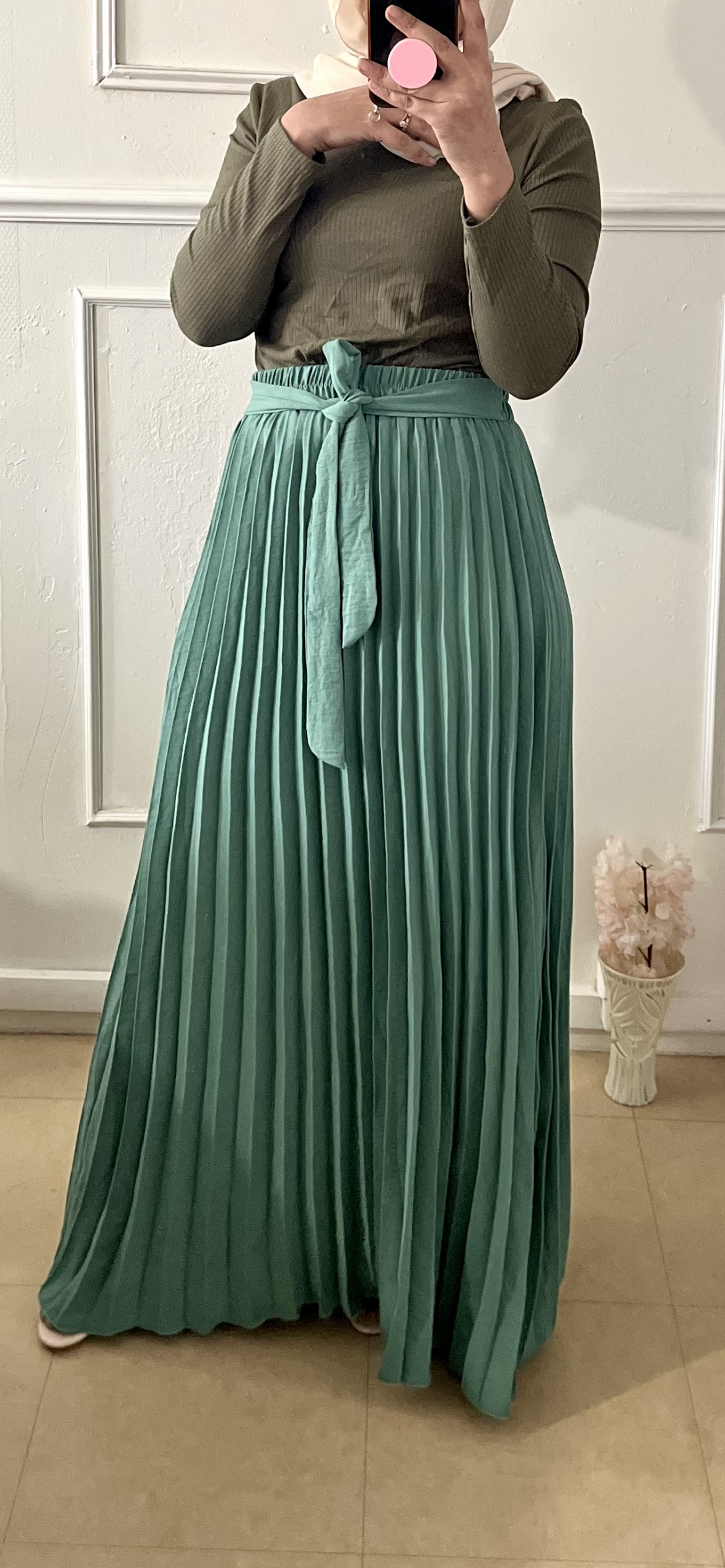 TURK pleated skirt